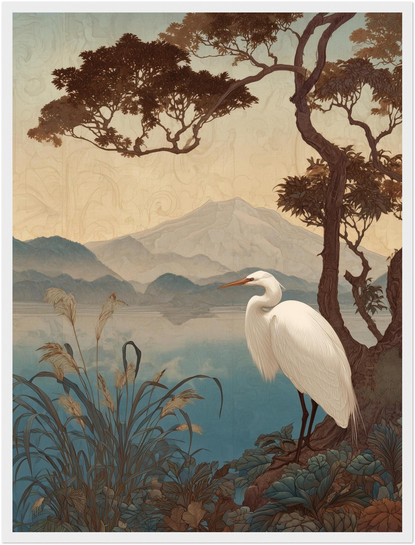 Reiher am See Poster