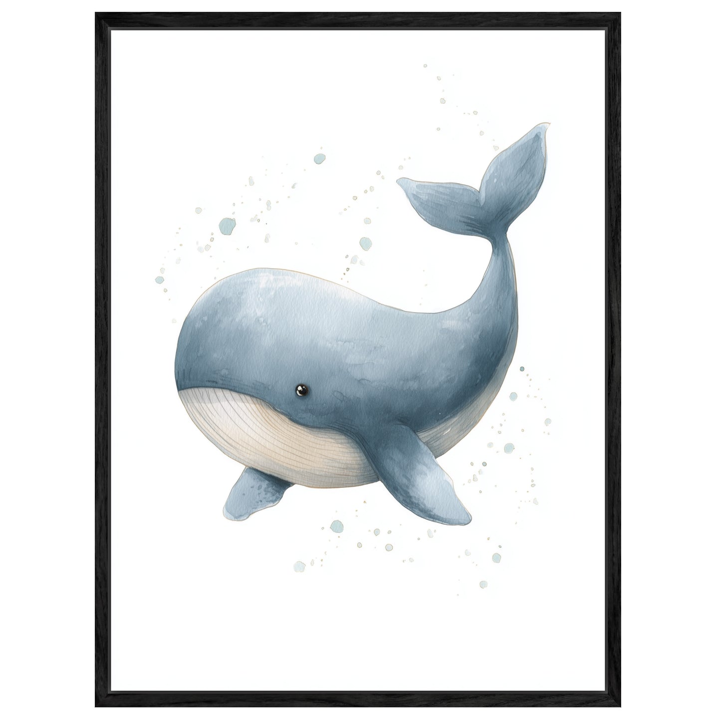 Sanfter Aquarellwal Leinwandbild