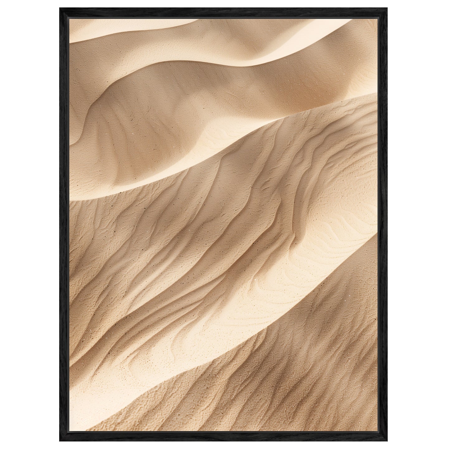 Sanfte Sanddünen im Licht Leinwandbild