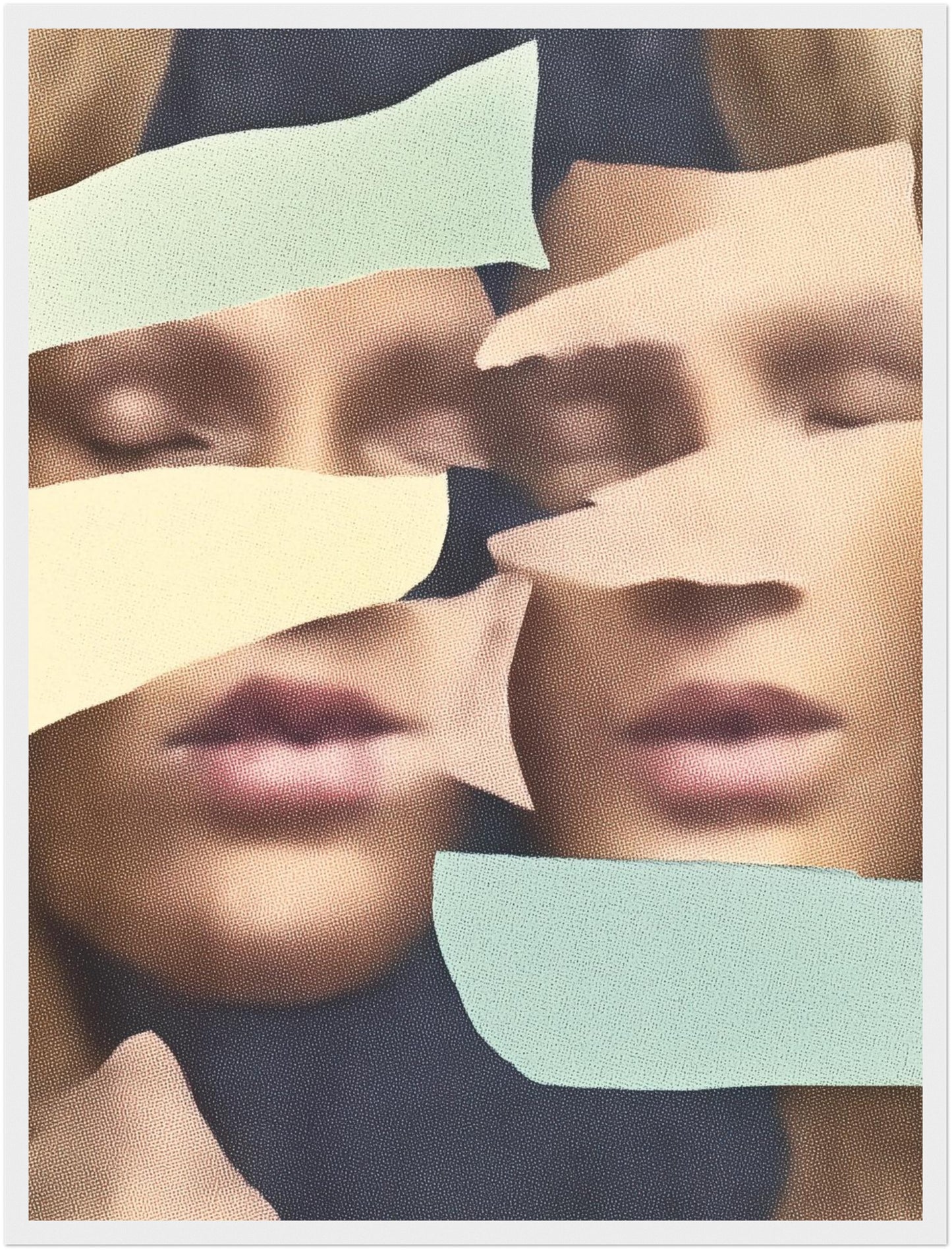 Zerissene Gesichter Poster