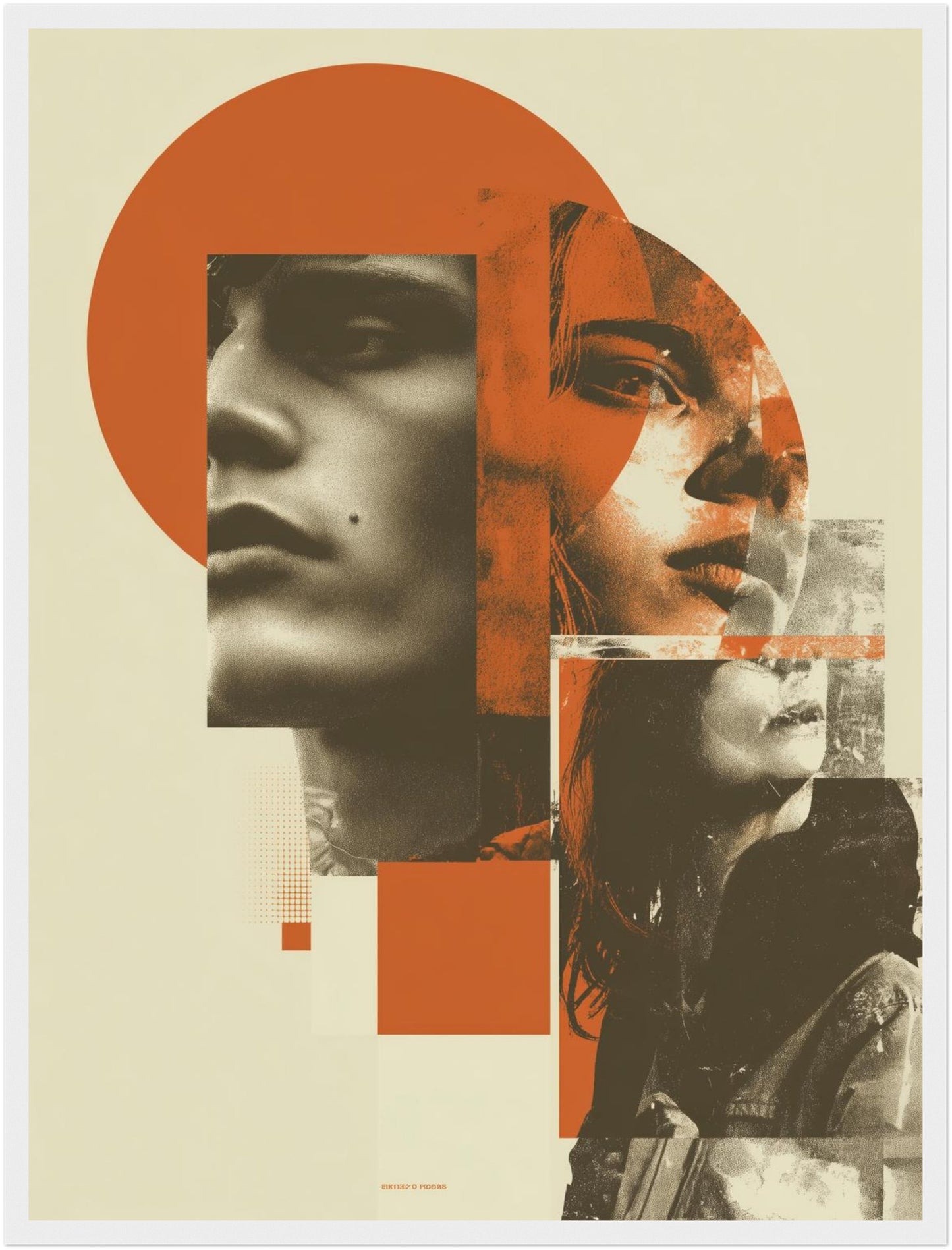 Frau PortrÀt Komposition Poster