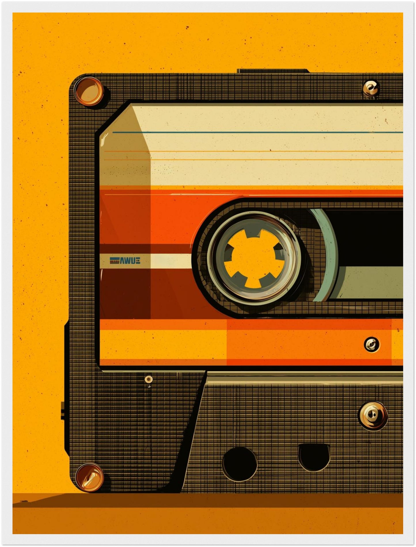 Halbe Audiokassette Poster