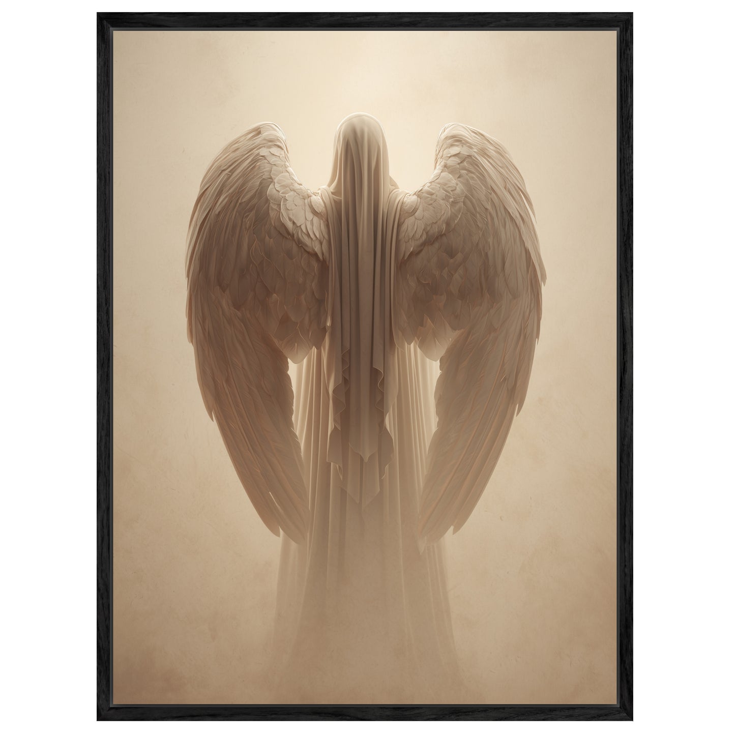 Geflügelte Lichtgestalt Leinwandbild