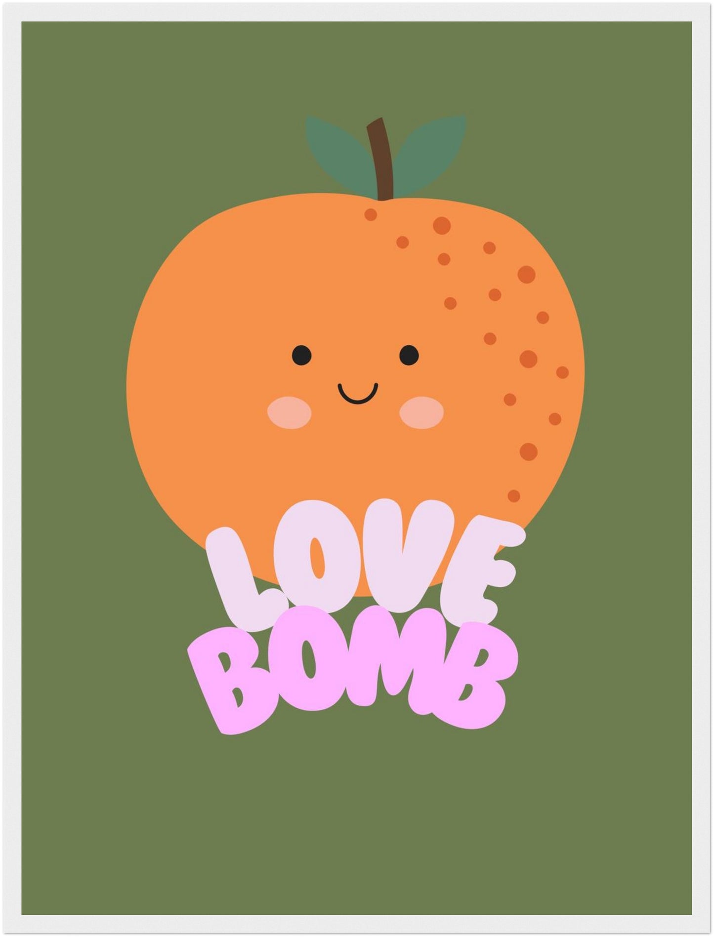 Orange Love Bomb Poster