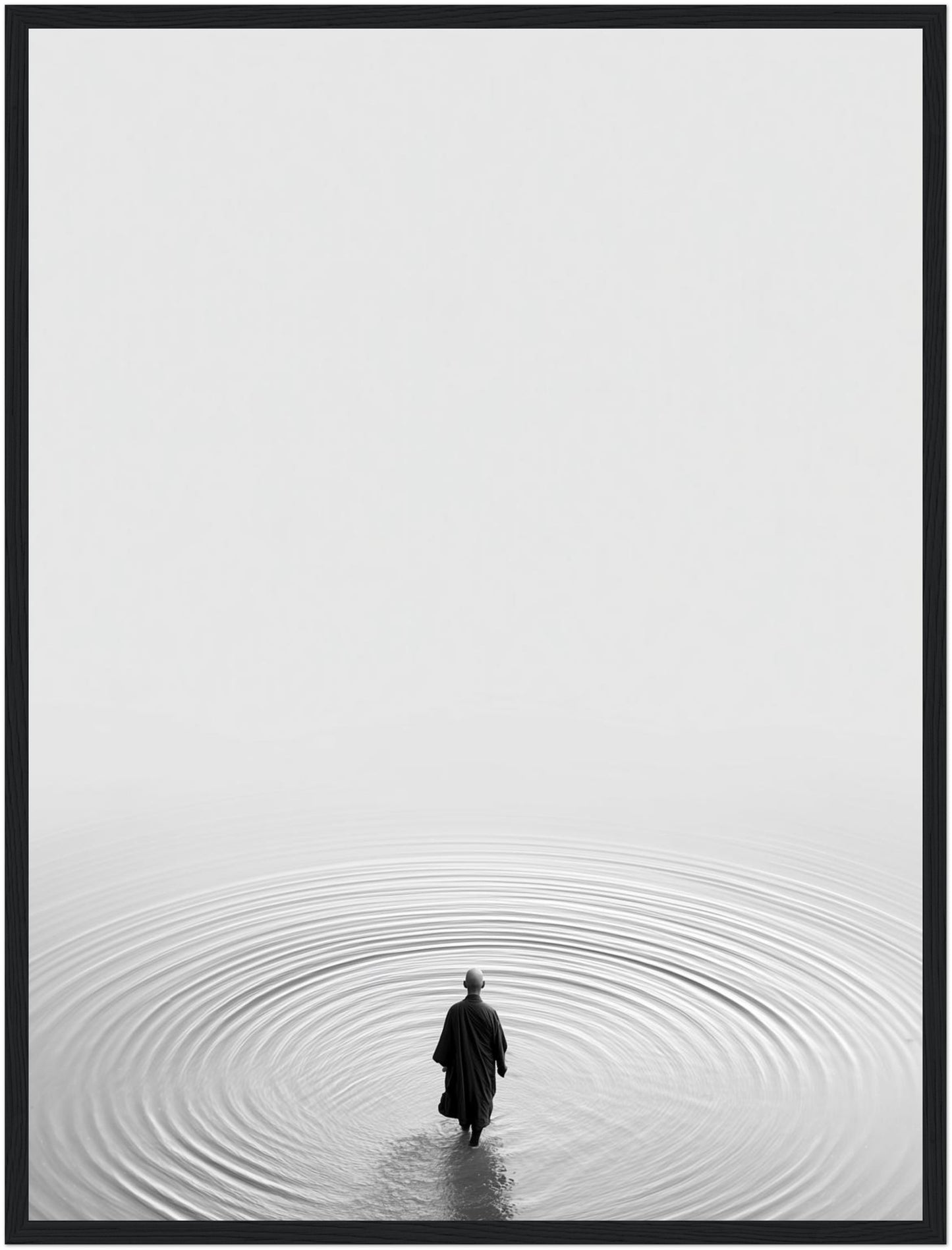 Moench im Wasser Poster