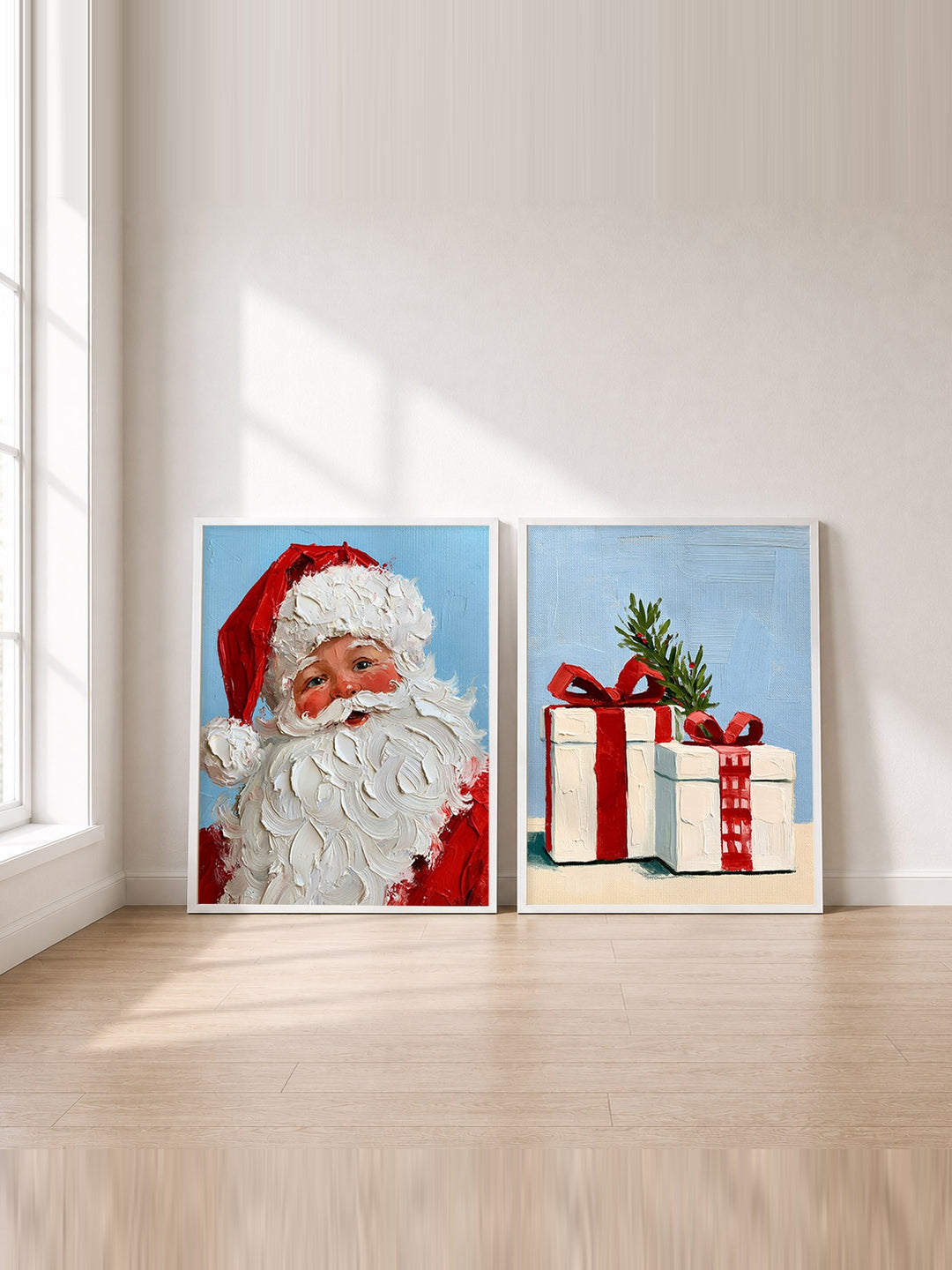 Set-Ansicht: Weihnachten Poster Set – Retro Nostalgie (2er)