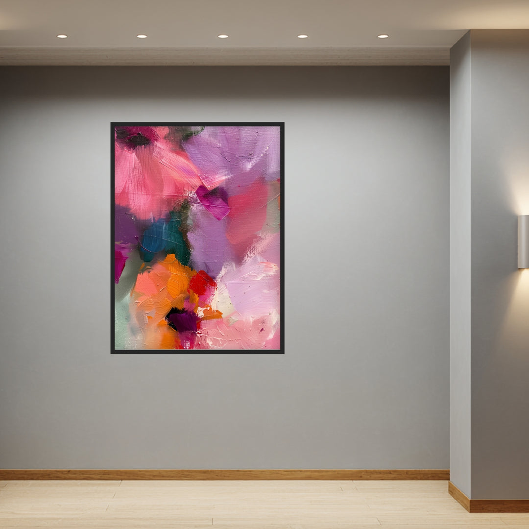 Abstrakte Blumen Poster abstrakt – mattes Kunstdruck-Papier – Ansicht 5