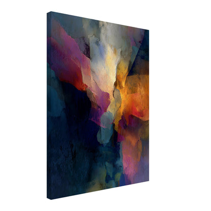 Abstrakte Farbflächen Textur Leinwandbild