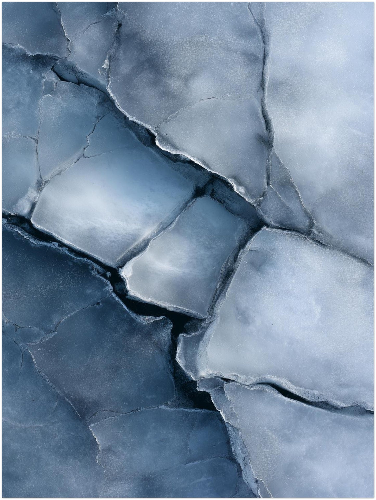 Eisartige Steinstruktur Poster