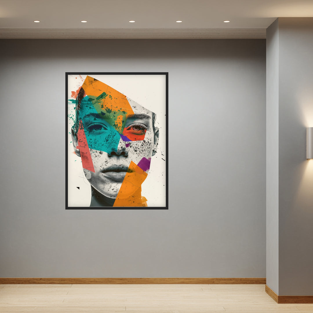 Farbspiele der Seele Poster Pop Art – mattes Kunstdruck-Papier – Ansicht 2