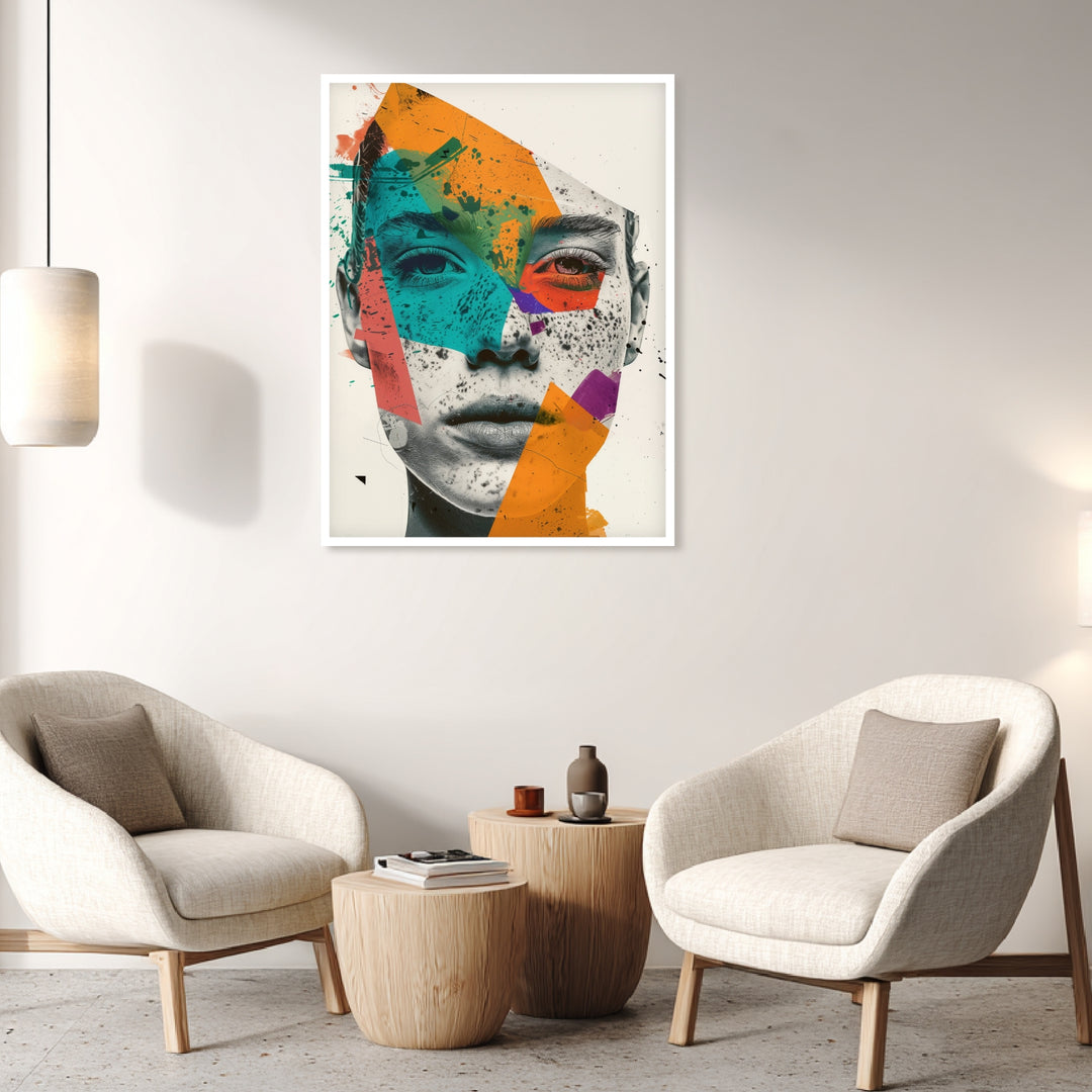 Farbspiele der Seele Poster Pop Art – mattes Kunstdruck-Papier – Ansicht 4