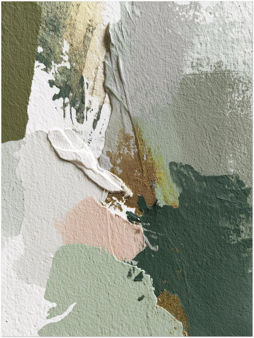 Sanftes Farbenspiel abstrakt – Wandkunst
