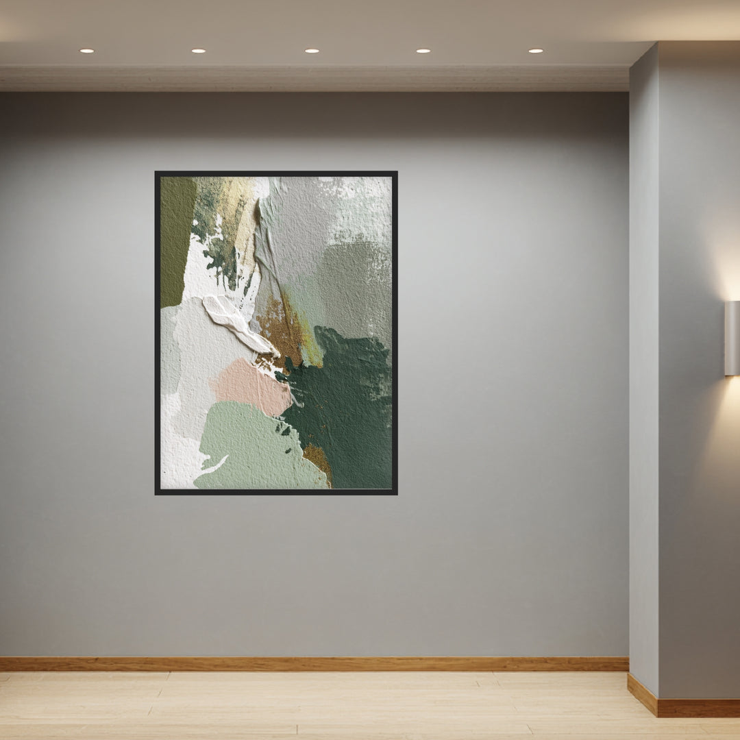 Sanftes Farbenspiel Poster abstrakt – mattes Kunstdruck-Papier – Ansicht 5