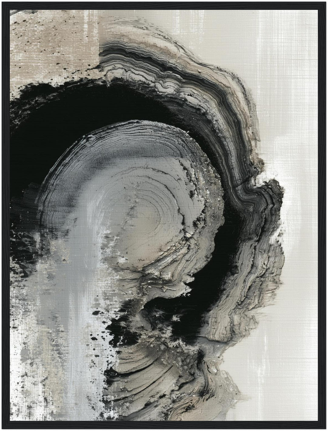 Schichten der Erde Poster abstrakt – mattes Kunstdruck-Papier – Ansicht 2