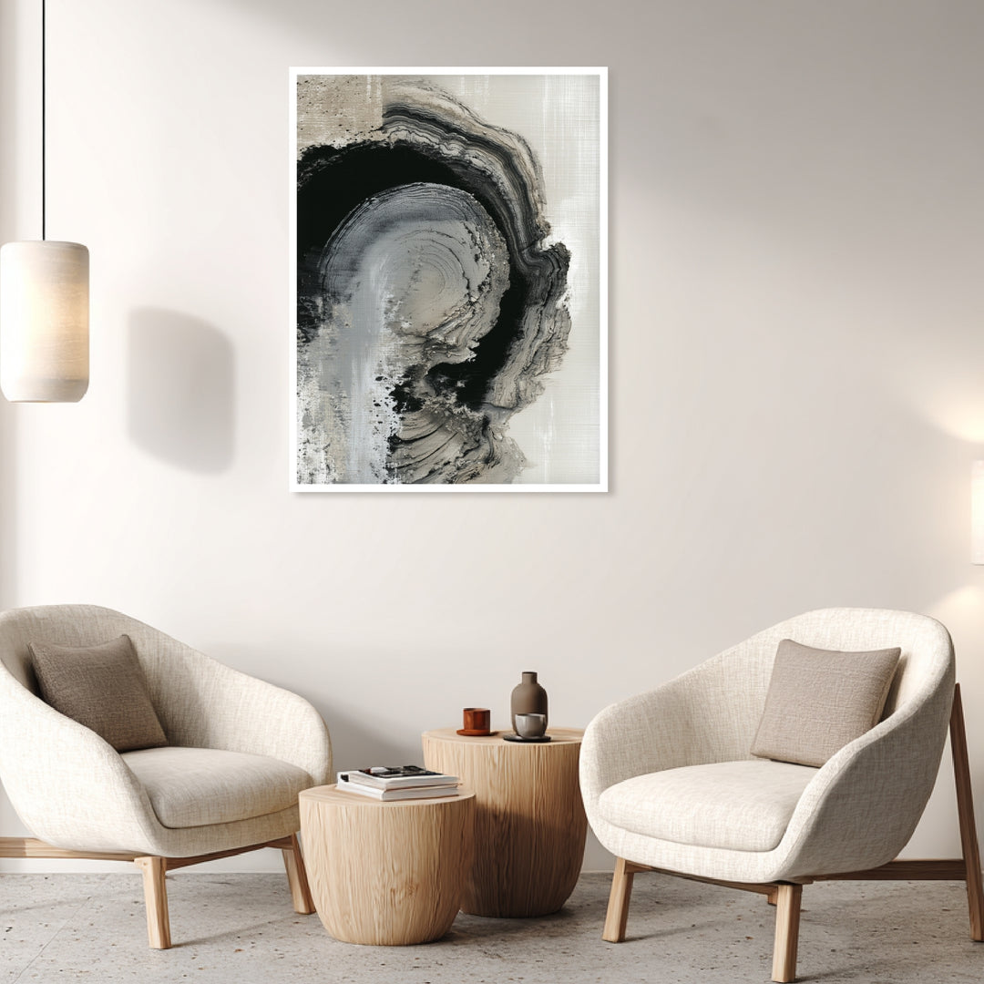 Schichten der Erde Poster abstrakt – mattes Kunstdruck-Papier – Ansicht 6