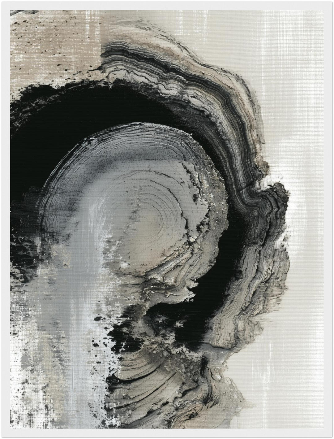 Schichten der Erde Poster abstrakt – mattes Kunstdruck-Papier – Ansicht 4