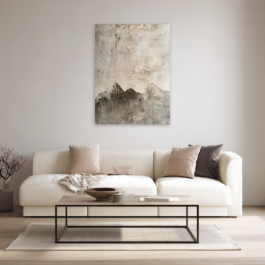 Abstrakte Wandstruktur Poster abstrakt – mattes Kunstdruck-Papier – Ansicht 3