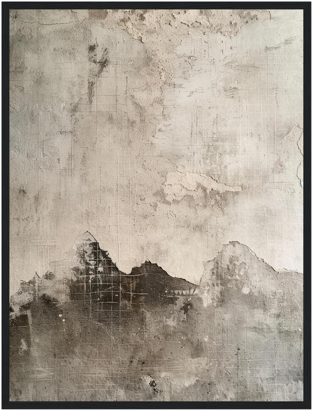 Abstrakte Wandstruktur Poster abstrakt – mattes Kunstdruck-Papier – Ansicht 5