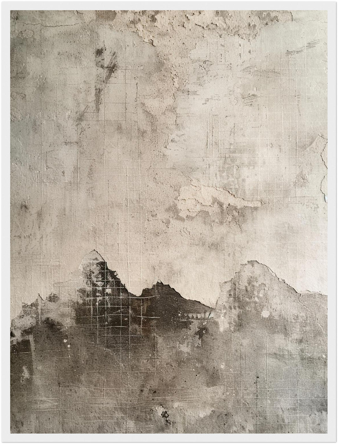 Abstrakte Wandstruktur Poster abstrakt – mattes Kunstdruck-Papier – Ansicht 6