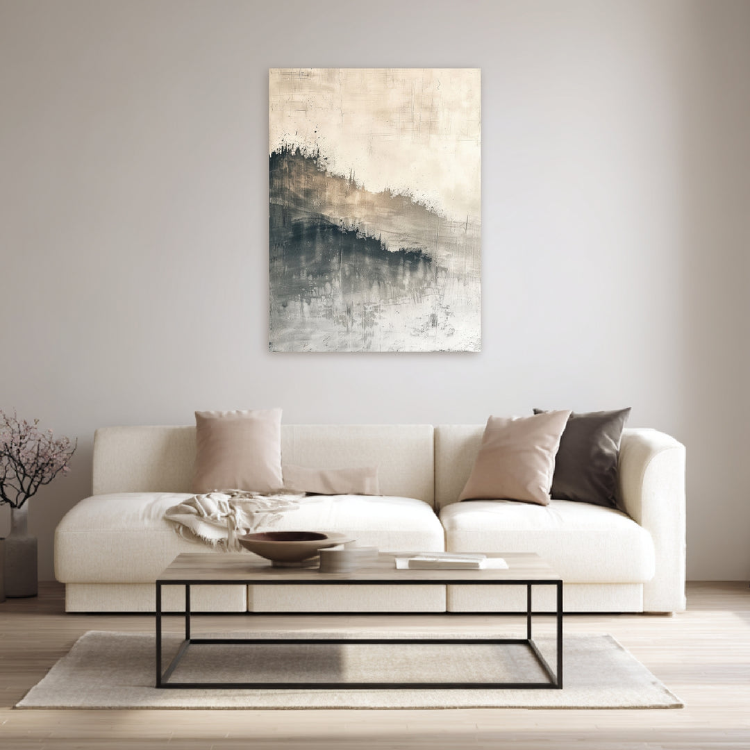 Abstrakte Wellenstruktur Poster abstrakt – mattes Kunstdruck-Papier – Ansicht 3