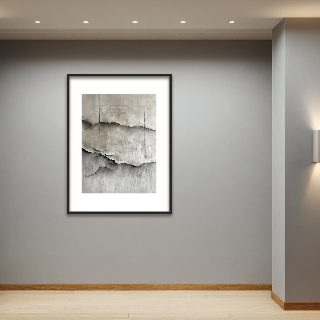 Betonstruktur Abstrakt Poster abstrakt – mattes Kunstdruck-Papier – Ansicht 2