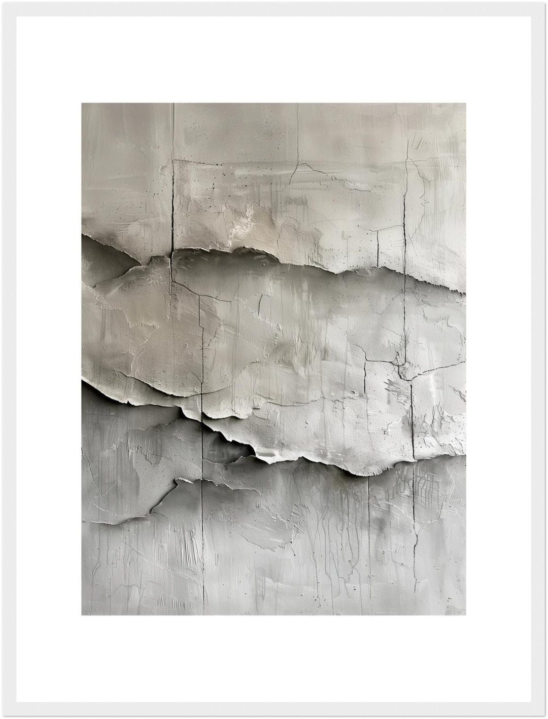 Betonstruktur Abstrakt Poster abstrakt – mattes Kunstdruck-Papier – Ansicht 6