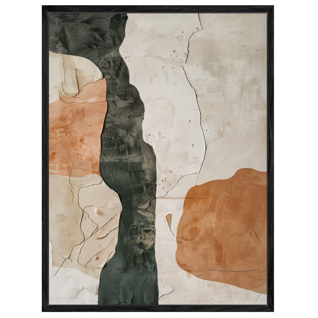 Erdfarben Poster abstrakt – mattes Kunstdruck-Papier – Ansicht 4