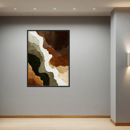 Erdton Schichten Poster