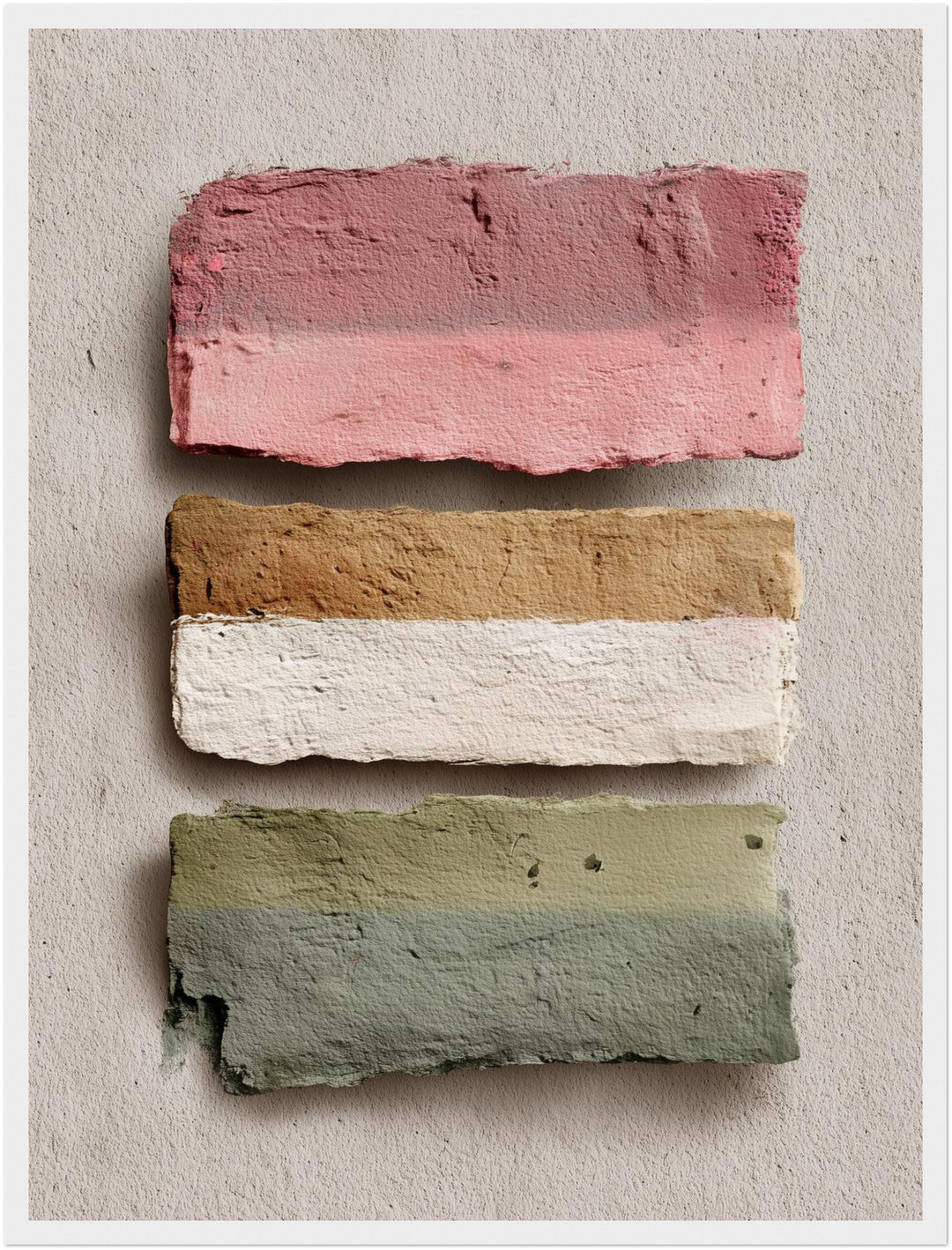 Farbpalette Textur Poster abstrakt – mattes Kunstdruck-Papier – Ansicht 6