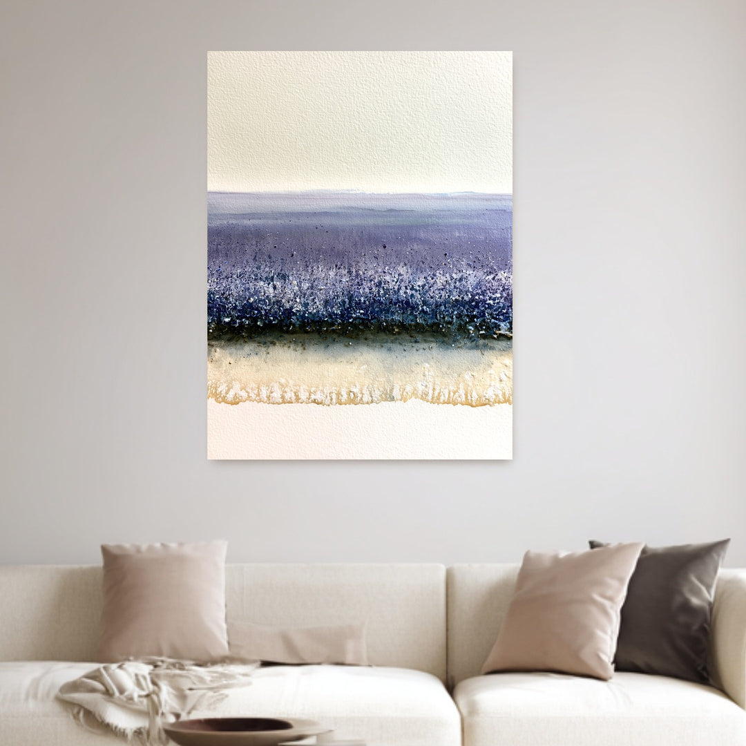 Stilles Meer im Nebel Poster – Ohne Rahmen – Produktfoto