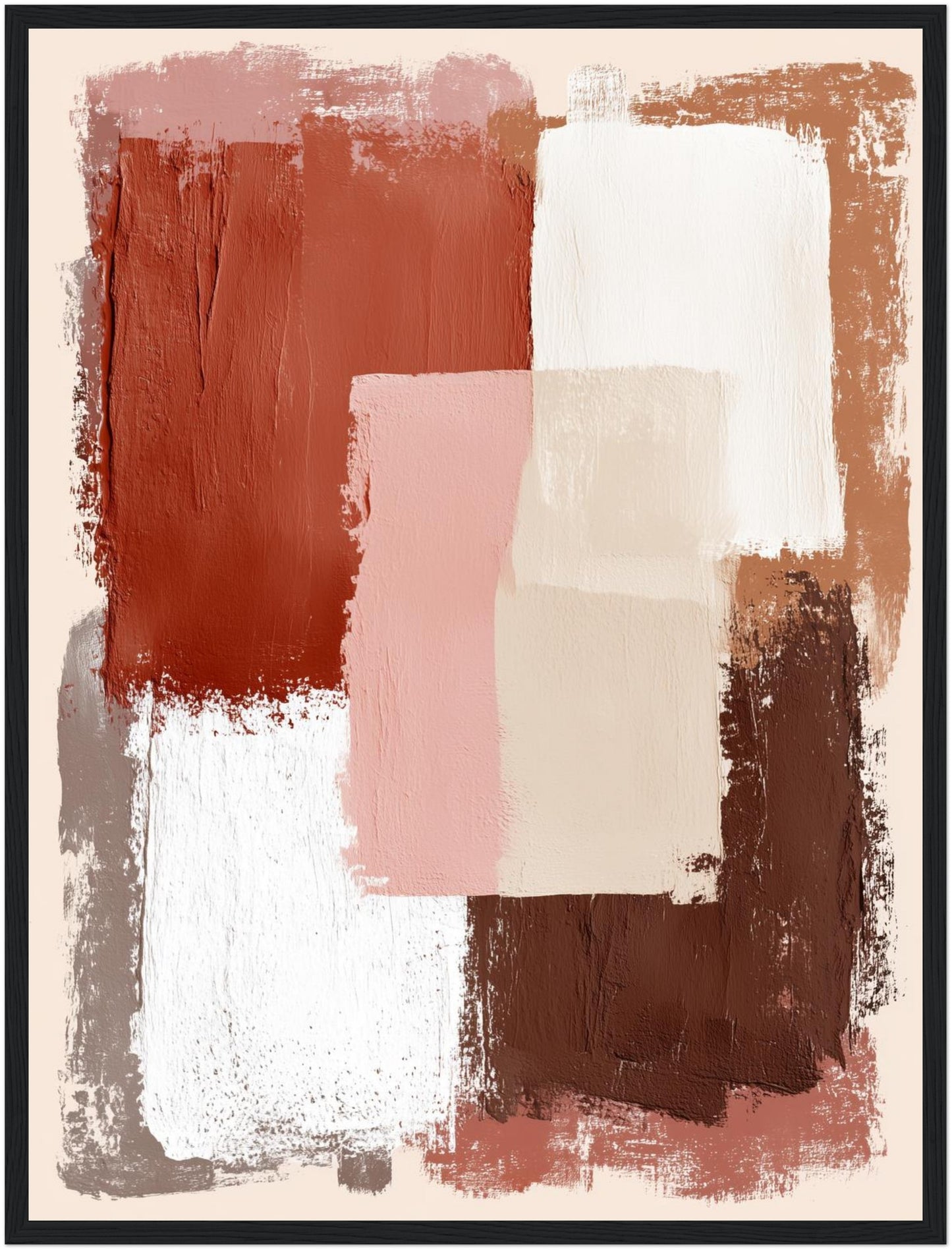 Terracotta Flecken Poster