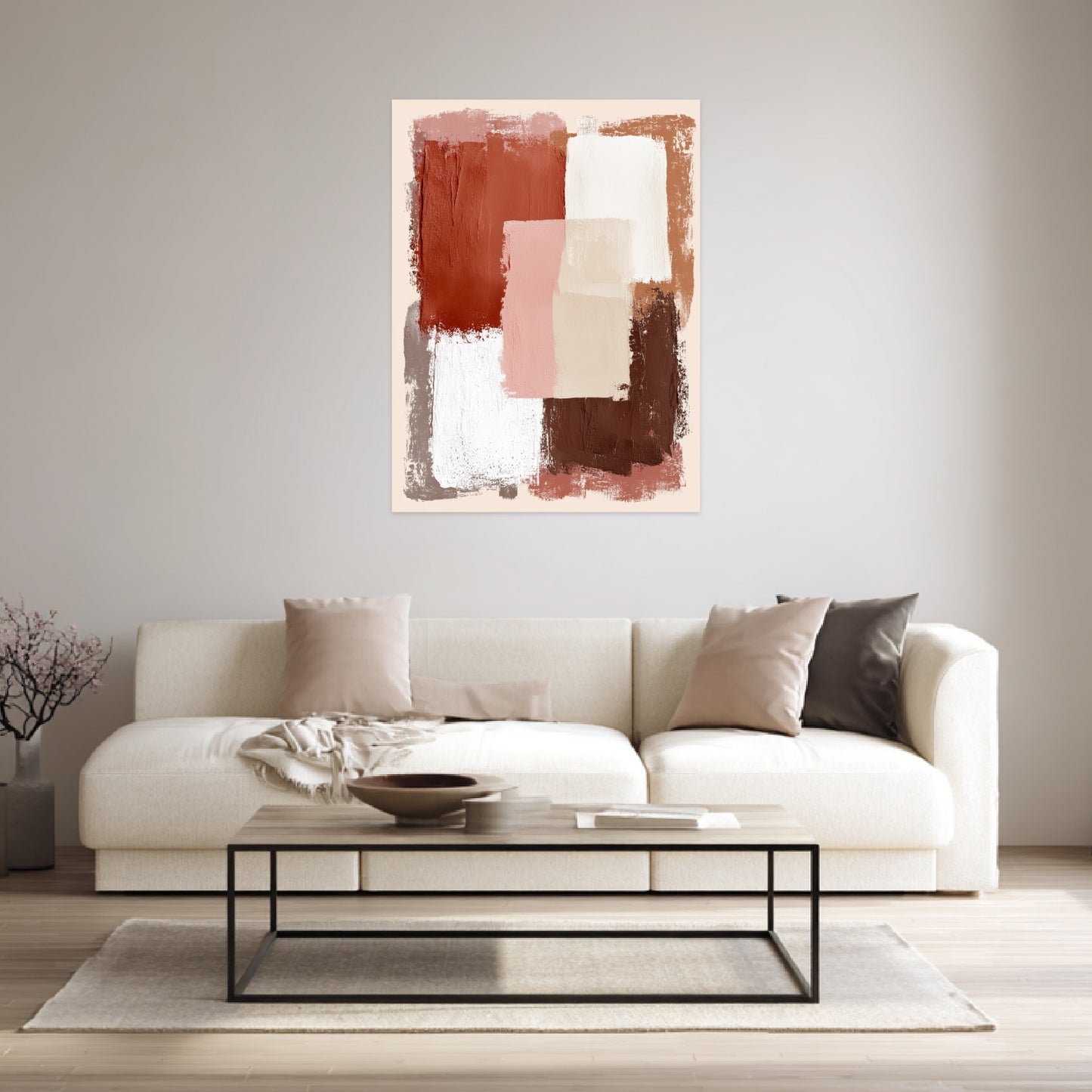 Terracotta Flecken Poster