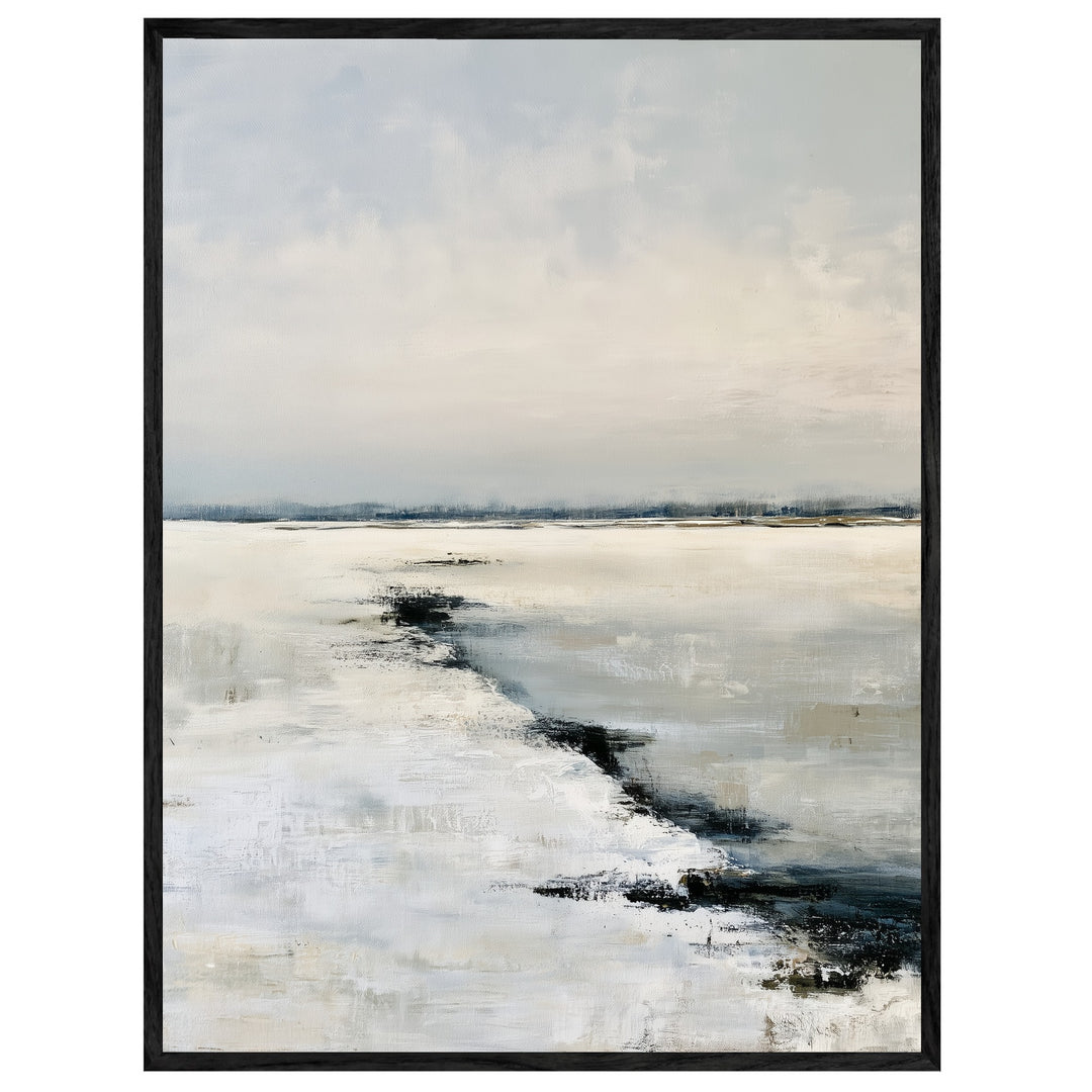 Stille Winterweite Leinwandbild – Leinwandbild
