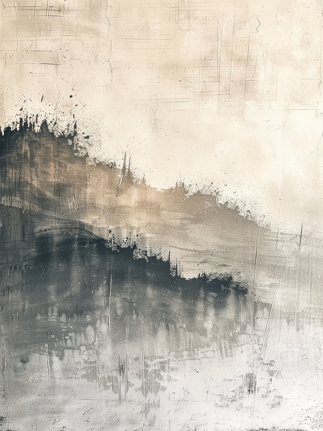 Abstrakte Wellenstruktur abstrakt – Wandkunst