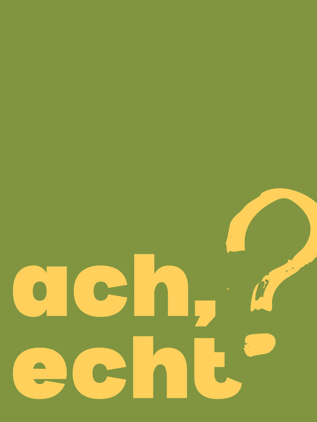 Ach echt Dopamin – Wandkunst