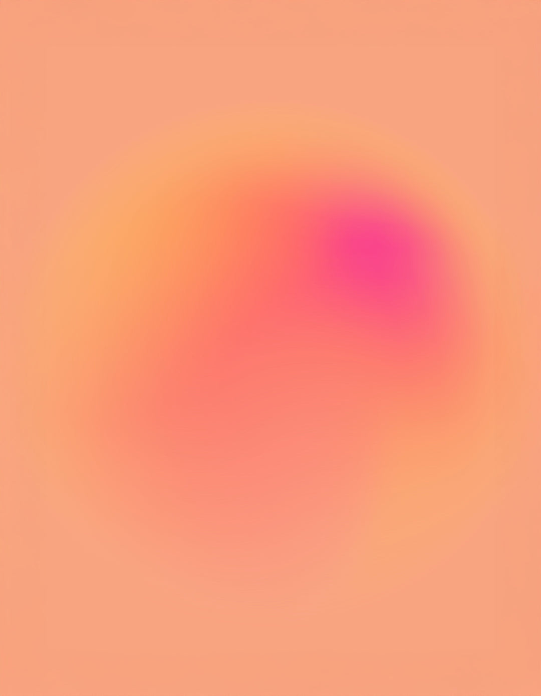 Aura orange-pink Dopamin – Wandkunst