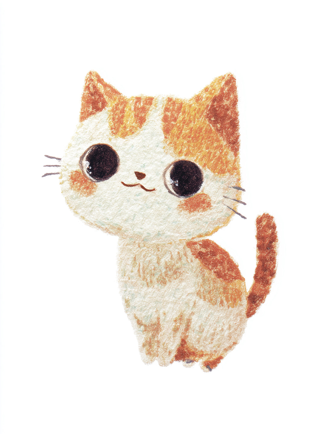 Babykatze mit großen Augen  – Wandkunst
