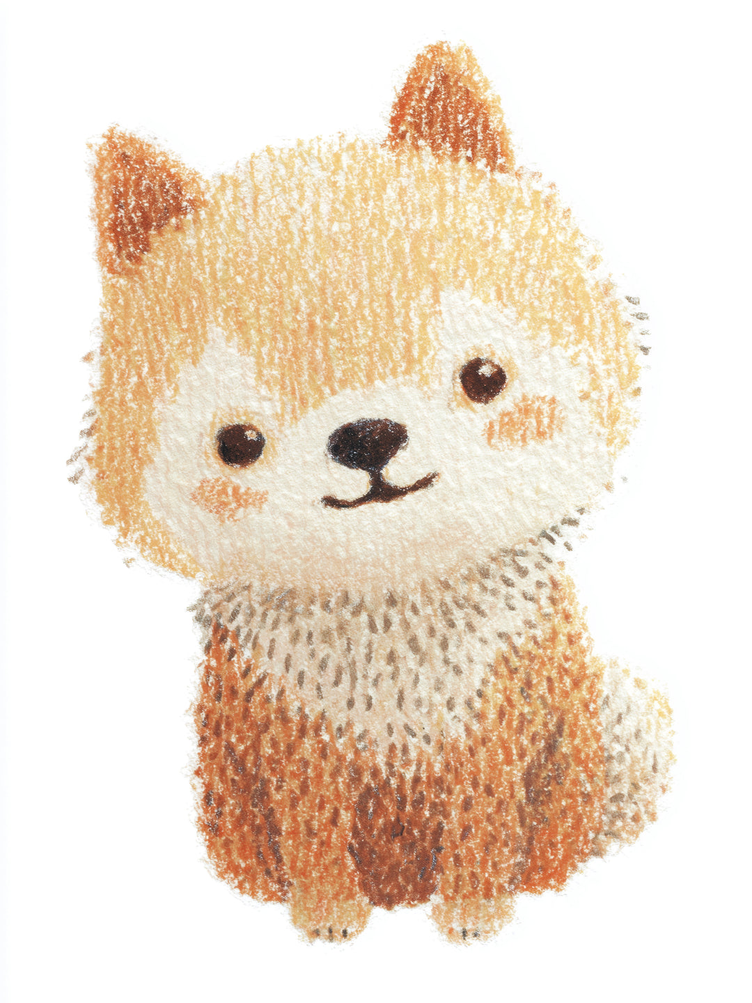 Babyshiba im Pullover  – Wandkunst