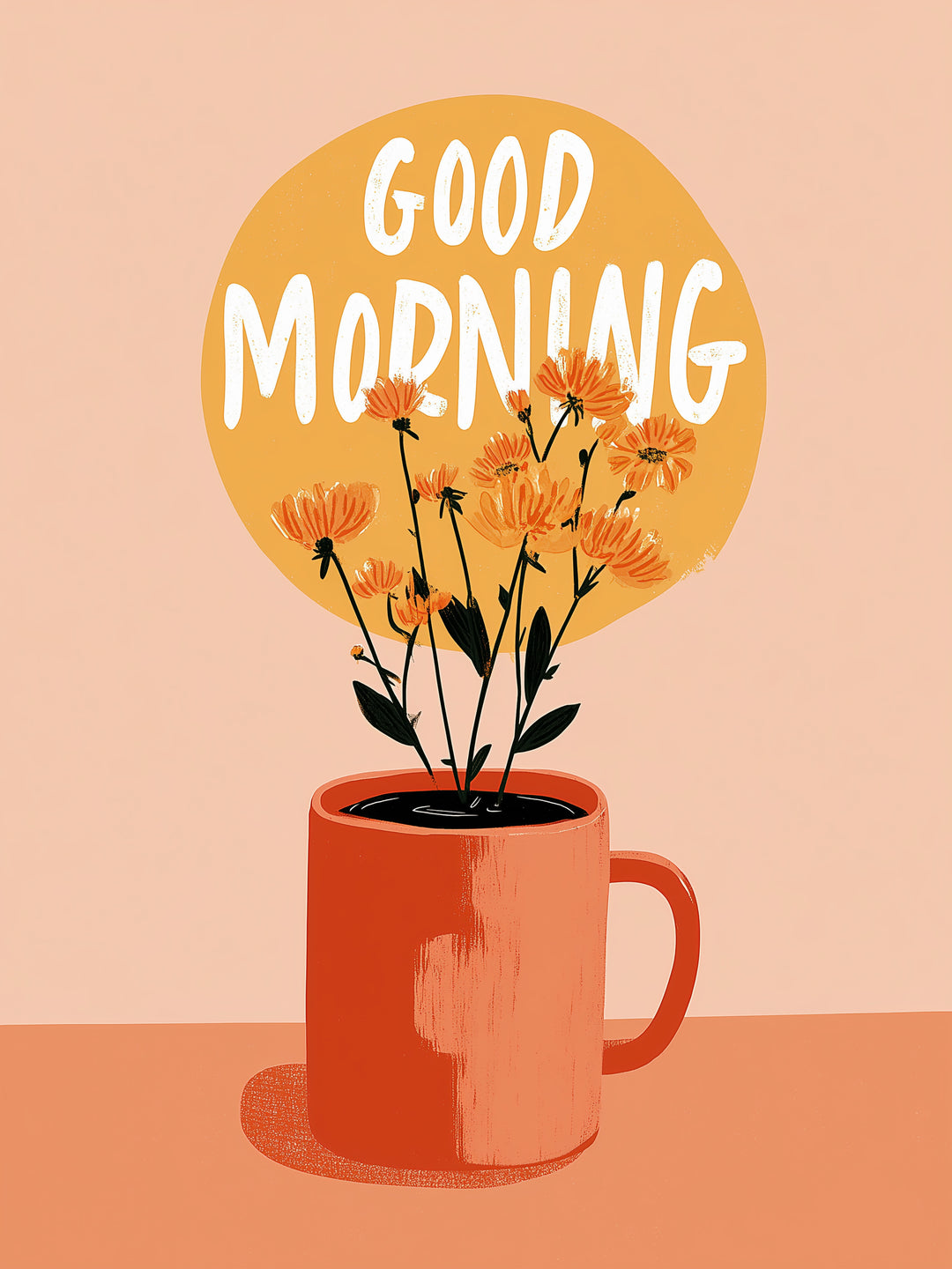Good Morning Dopamin – Wandkunst