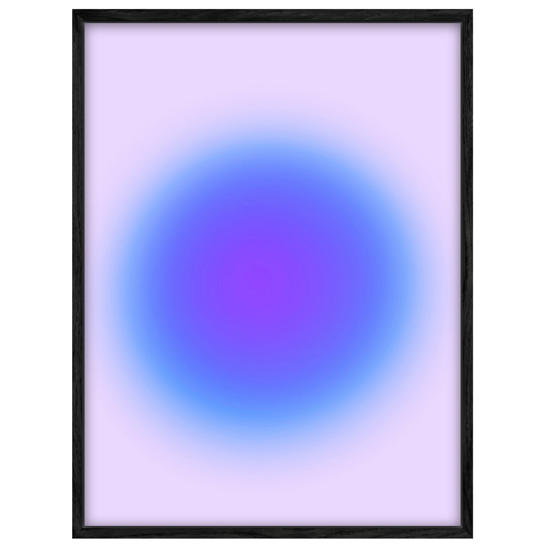 Aura blau Leinwand Dopamin – Leinwand auf Holzrahmen – Ansicht 4