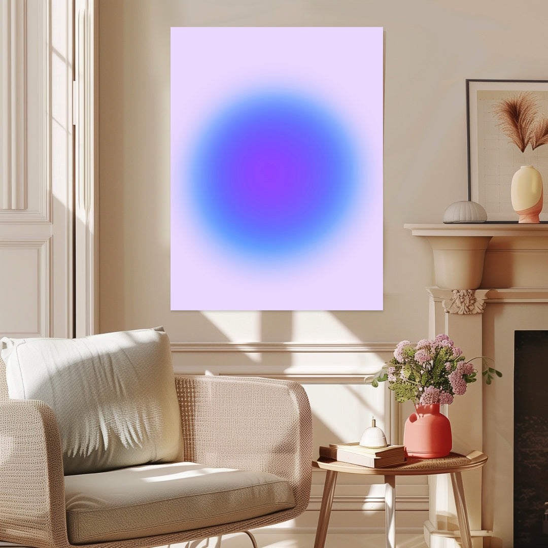 Aura blau Poster Dopamin – mattes Kunstdruck-Papier – Ansicht 3