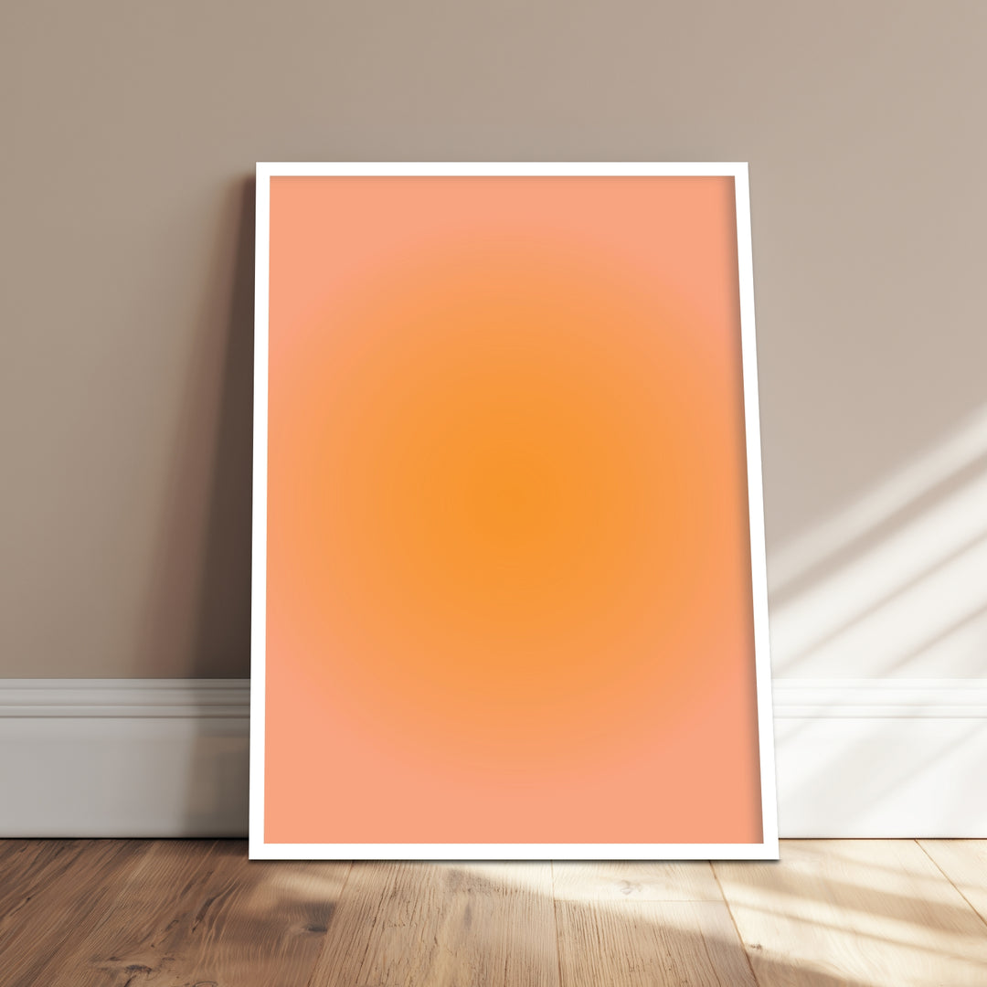 Aura orange Poster Dopamin – mattes Kunstdruck-Papier – Ansicht 4