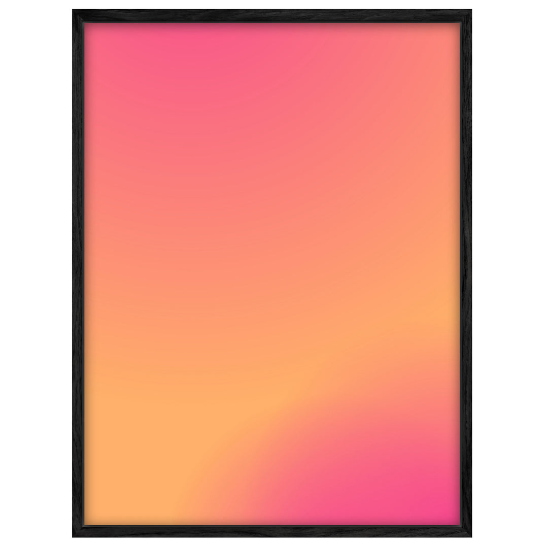 Aura rosa-orange Vol. I Leinwand Dopamin – Leinwand auf Holzrahmen – Ansicht 4