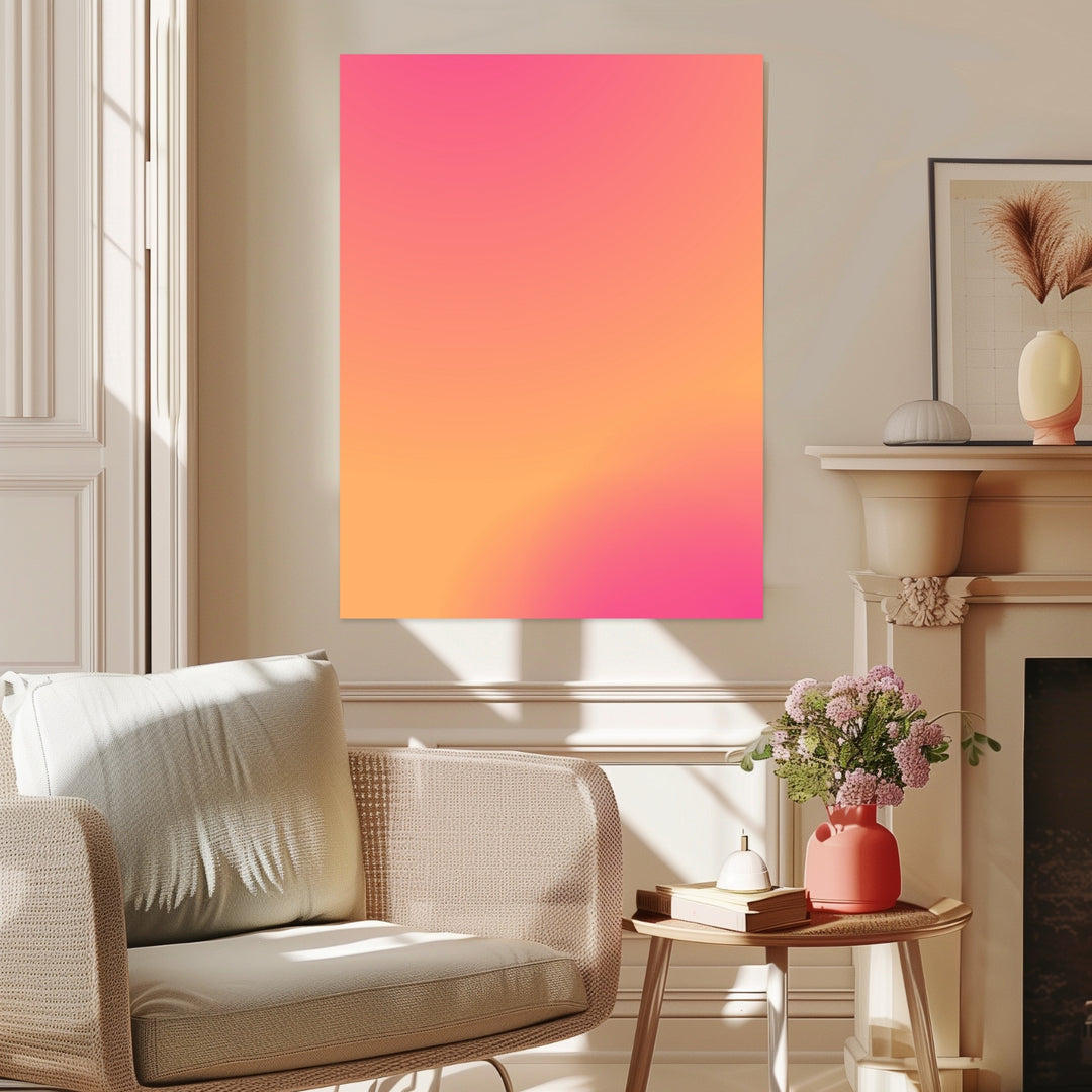 Aura rosa-orange Vol. I Poster Dopamin – mattes Kunstdruck-Papier – Ansicht 3