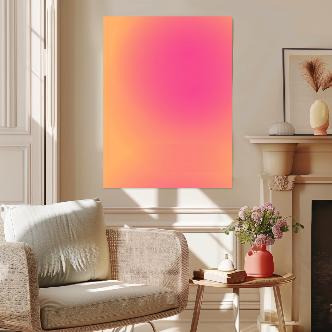 Aura rosa-orange Vol. II Poster Dopamin – mattes Kunstdruck-Papier – Ansicht 3