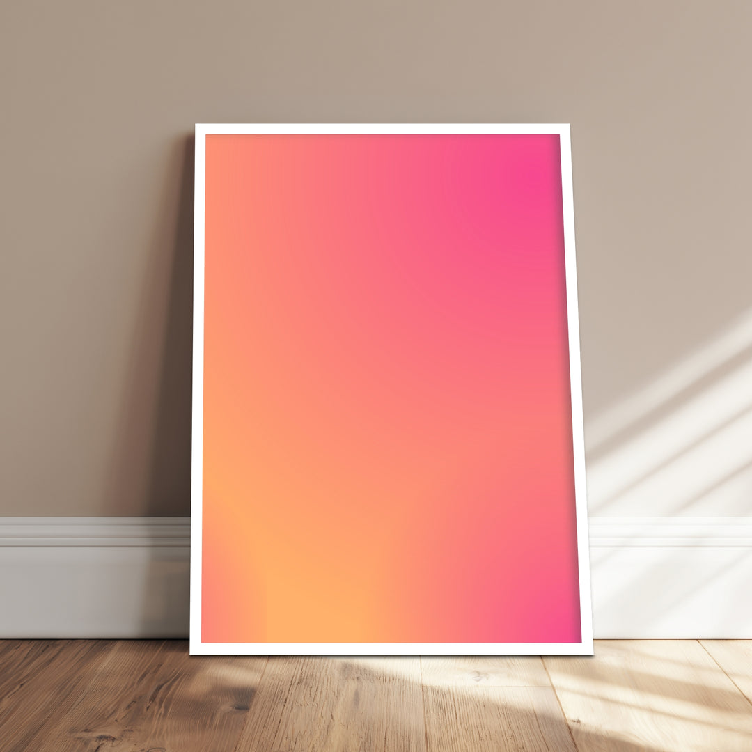 Aura rosa-orange Vol. III Poster Dopamin – mattes Kunstdruck-Papier – Ansicht 4