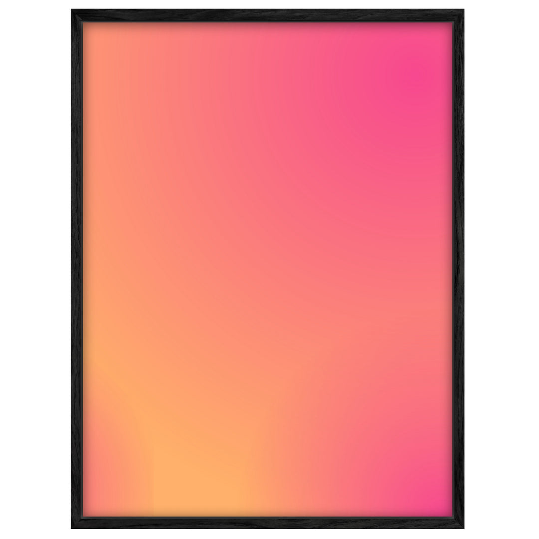 Aura rosa-orange Vol. III Leinwand Dopamin – Leinwand auf Holzrahmen – Ansicht 4