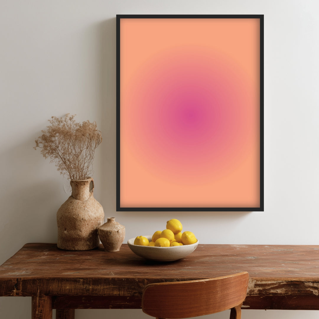 Aura rosa Poster Dopamin – mattes Kunstdruck-Papier – Ansicht 2