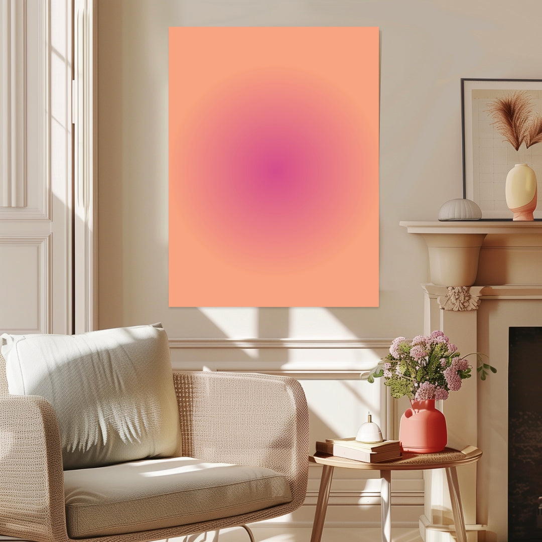 Aura rosa Poster Dopamin – mattes Kunstdruck-Papier – Ansicht 3