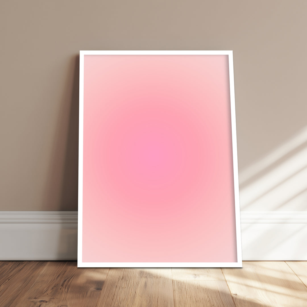 Aura Sonnenstrahlen-rosa Poster Dopamin – mattes Kunstdruck-Papier – Ansicht 4